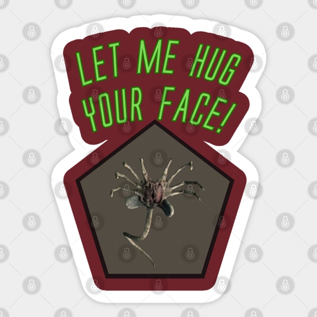 Let Me Hug Your Face! Sticker by Spatski